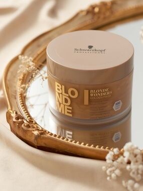 New Schwarzkopf BlondMe Blonde Wonders Golden Mask Illuminating All Hair Types